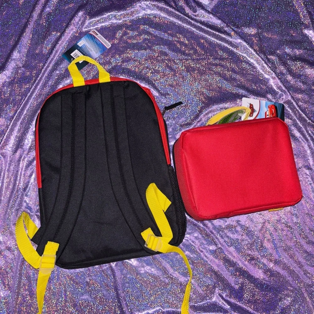 Disney Lightning McQueen backpack Set